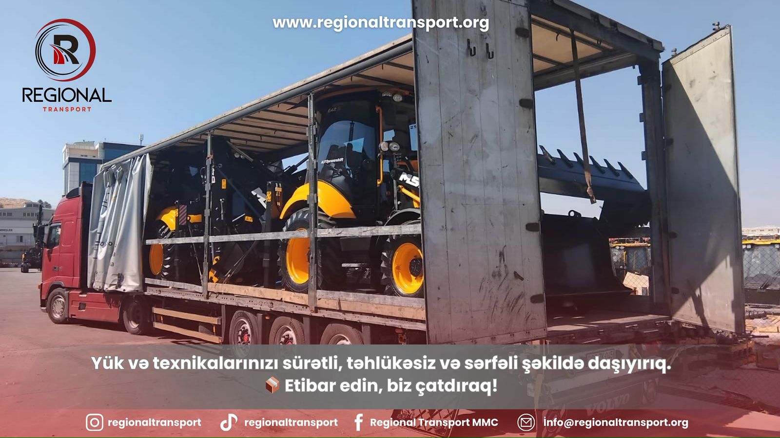 Ağır Yüklərin Daşınmasında Etibarlı Həllər – Regional Transport MMC